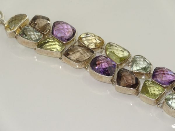 Semiprecious Stone Bracelet Amethist, Citrine - Image 2