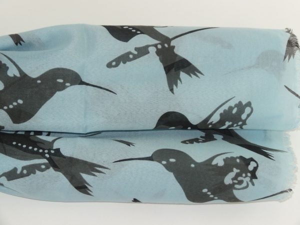 Stoles - Blue w/ Black Bird - Image 4