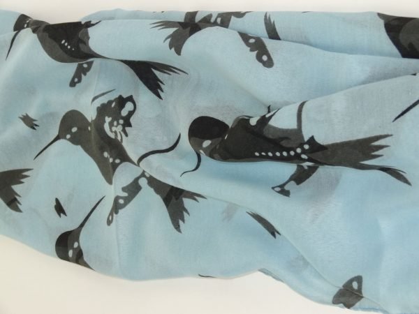 Stoles - Blue w/ Black Bird - Image 3