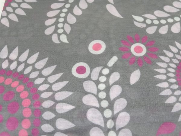 Stoles - Grey Pink Floral Print
