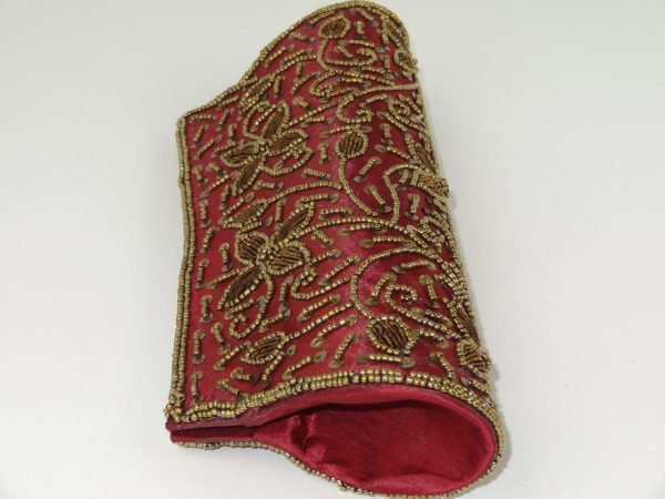 Maroon clutch
