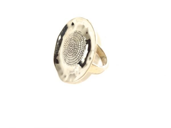 Silver Round Ring